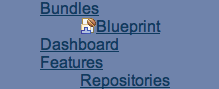 menu entry with icon